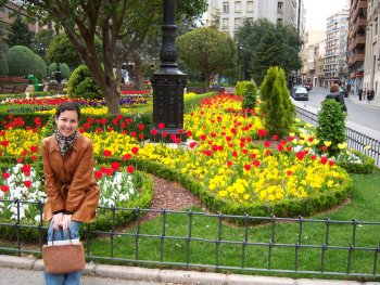 Lili en el altozano