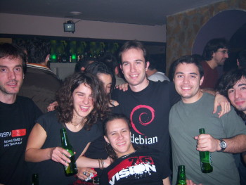 De fiesta en Hispalinux